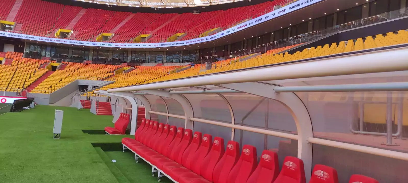 High-Capacity Stadium Chair Installation Image